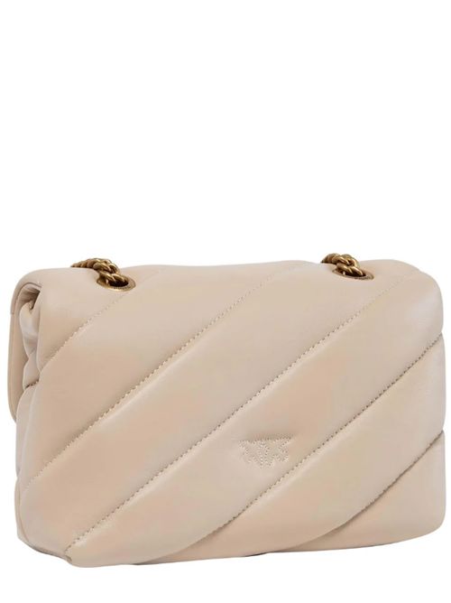 LOVE PUFF MINI PINKO | 100039.A0F2C50Q BEIGE-GR FU-ANT.GOLD